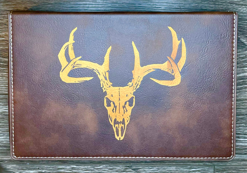 Buck Skull, Flask Box Set (customizable)