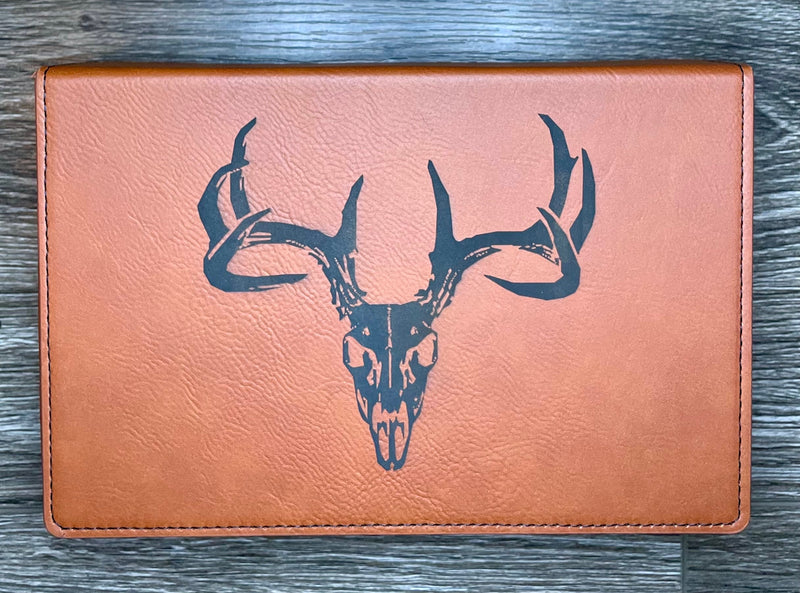 Buck Skull, Flask Box Set (customizable)